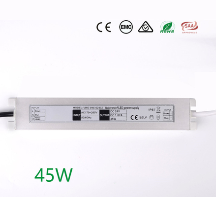 Dünner LED Fahrer SMPS 1.88A ultra, wasserdichte Stromversorgung im Freien IP67 LED
