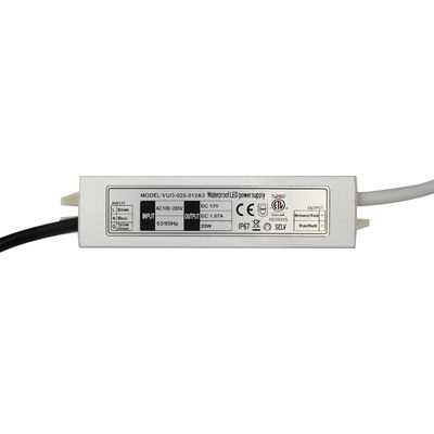 wasserdichter IP67 ultra dünner LED Fahrer 20W Constant Voltage Power Supply 12V