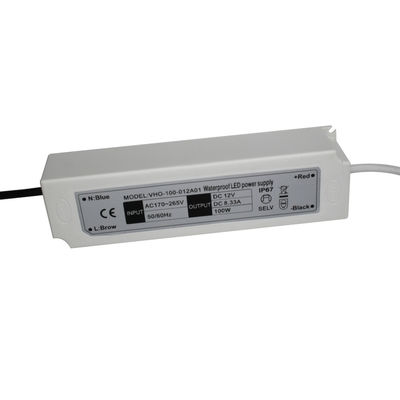 100W 12V kühlere Fahrer-Waterproof IP67 des Streifen-Licht-LED Plastikstromversorgung