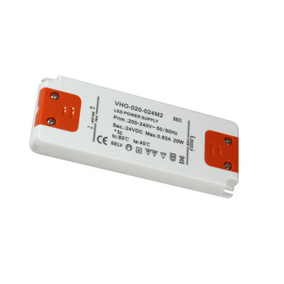Ultraflacher LED-Netzteiltreiber 20W 24V Konstantspannung für Streifenlicht