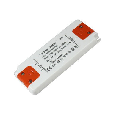 Ultraflacher LED-Netzteiltreiber 20W 24V Konstantspannung für Streifenlicht