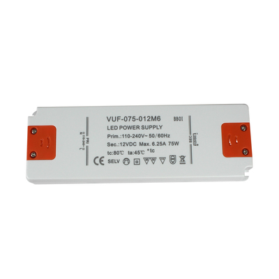 Stromversorgung Kunststoffkoffer-Constant Voltages LED Fahrer-12V 75W für Streifen-Licht