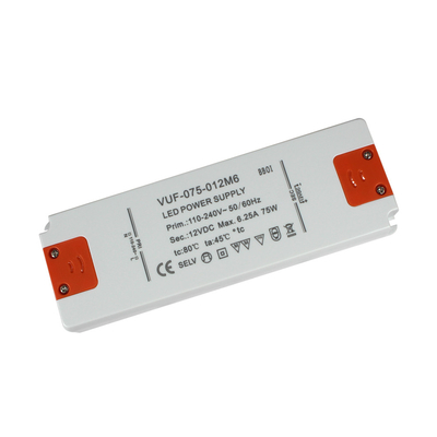 Stromversorgung Kunststoffkoffer-Constant Voltages LED Fahrer-12V 75W für Streifen-Licht