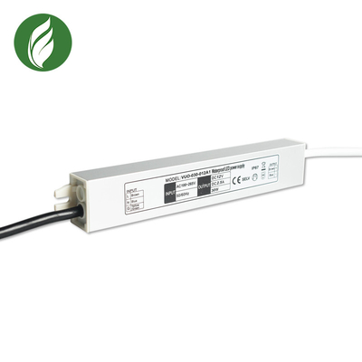 Ultra dünner wasserdichter elektronischer LED Fahrer 12V 30W 187x30x20mm SMPS