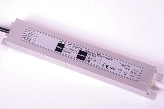 Leichtgewichtler 12V Constant Voltage Slimline LED Fahrer-45W 213x35.6x17.4mm