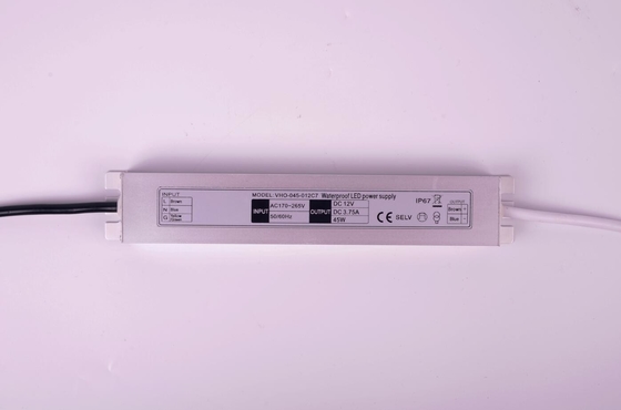 Leichtgewichtler 12V Constant Voltage Slimline LED Fahrer-45W 213x35.6x17.4mm