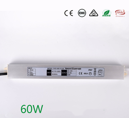 Wasserdichter elektronischer LED-Fahrer im Freien 12V 60W für Neonlicht