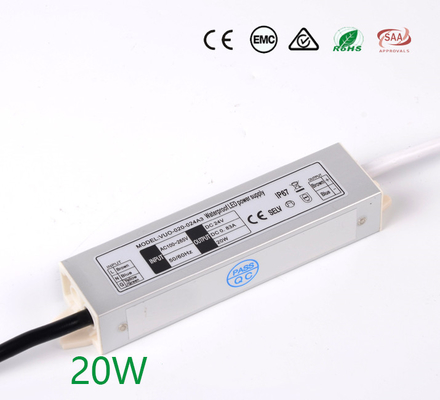 leichter wasserdichter elektronischer LED Fahrer Power Supply 20W 132x30x20mm