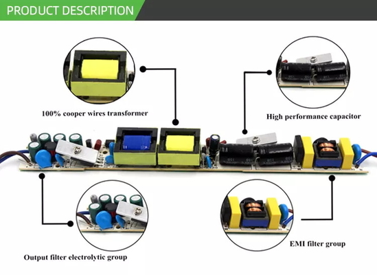 Wasserdichter LED Fahrer im Freien IP67, heller Neonfahrer Soems 24V 60W