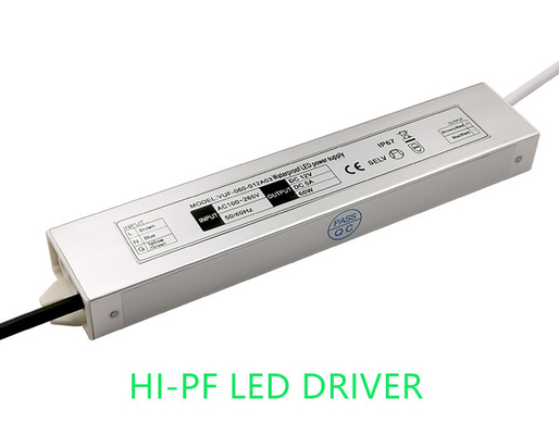 Schaltungs-Modus-Stromversorgung DC12V 24V 60W Constant High PF wasserdichte LED