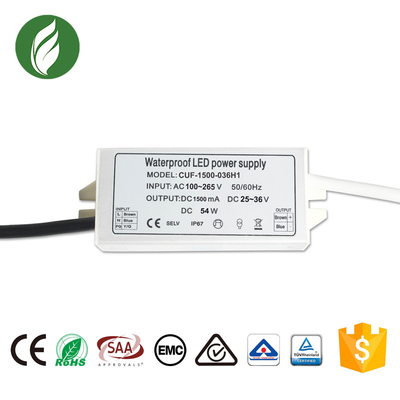 RoHS Ultralight Fahrer des Flut-Licht-LED, 1500mA LED Constant Current Power Supply