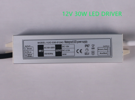 Heatproof 2.5A 12V Stromversorgung im Freien, rostfester Streifen LED-Fahrer-LED