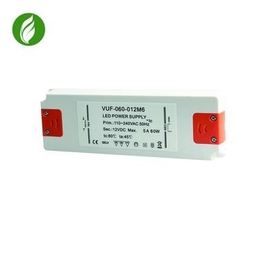 Stromversorgung 60W IP20 Constant Voltage LED, Plastikaufflackern-freier Fahrer